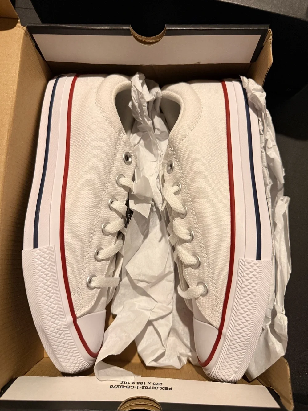 Converse Kids' Street Ox Low Top Sneakers - White 6